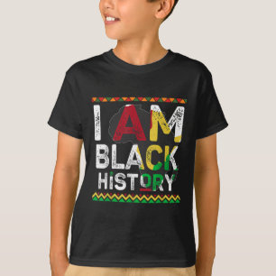 Camiseta Soy el Mes de la Historia Negra Diseño Orgullo Afr