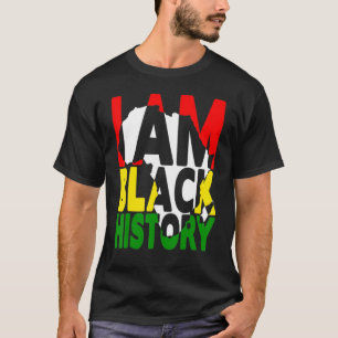 Camiseta Soy el Mes de la Historia Negra Hombres Africanos 