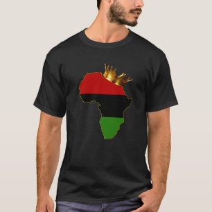 Camiseta Soy El Mes De La Historia Negra Mapa Del Rey Negro