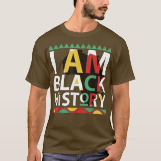 Camiseta Soy el mes de la historia negra Melanin afroameric