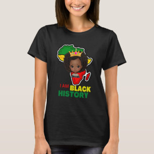 Camiseta Soy el Mes de la Historia Negra para los niños Chi