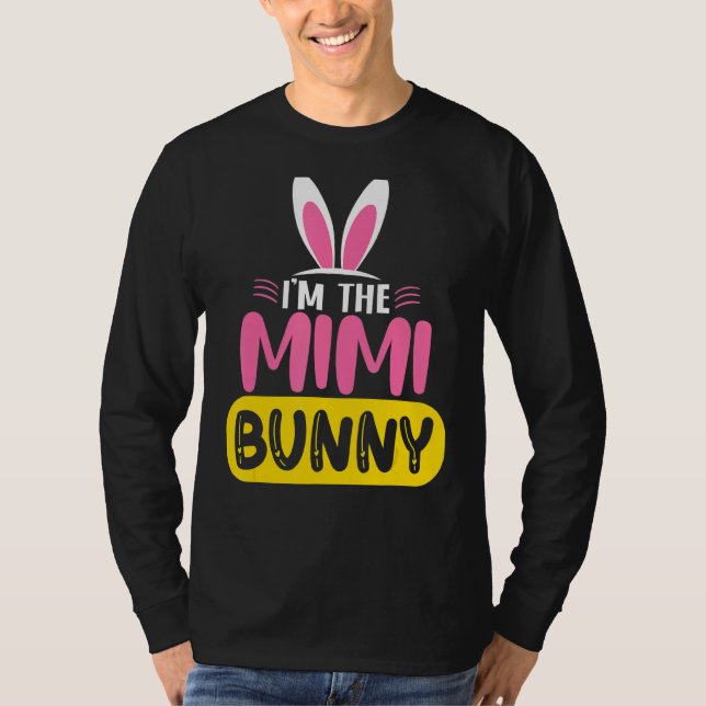 Camiseta Soy el Mimi Bunny Rabbit Oars Egg Easter Day (Anverso)