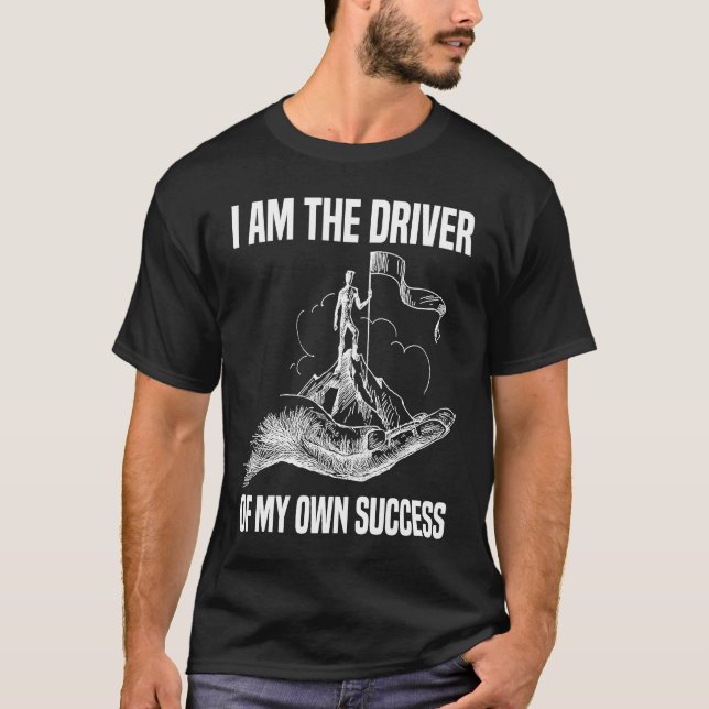 Camiseta Soy el motor de mi propio éxito Motivación (Anverso)