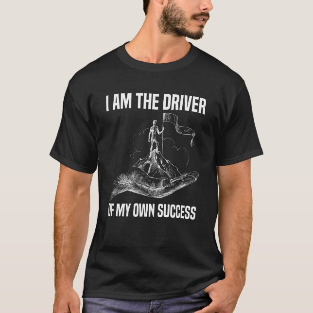 Camiseta Soy el motor de mi propio éxito Motivación (Anverso)