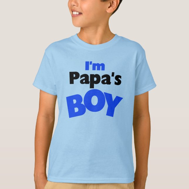 Camiseta Soy el muchacho de la papá (Anverso)