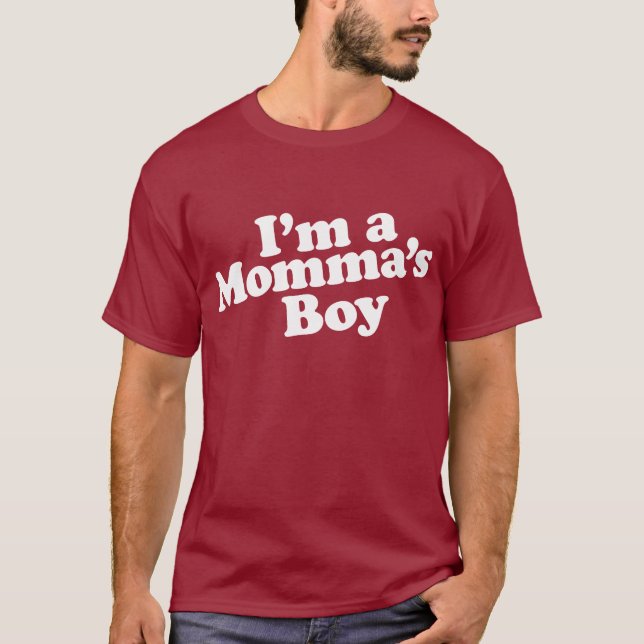 Camiseta Soy el muchacho de un Momma (Anverso)
