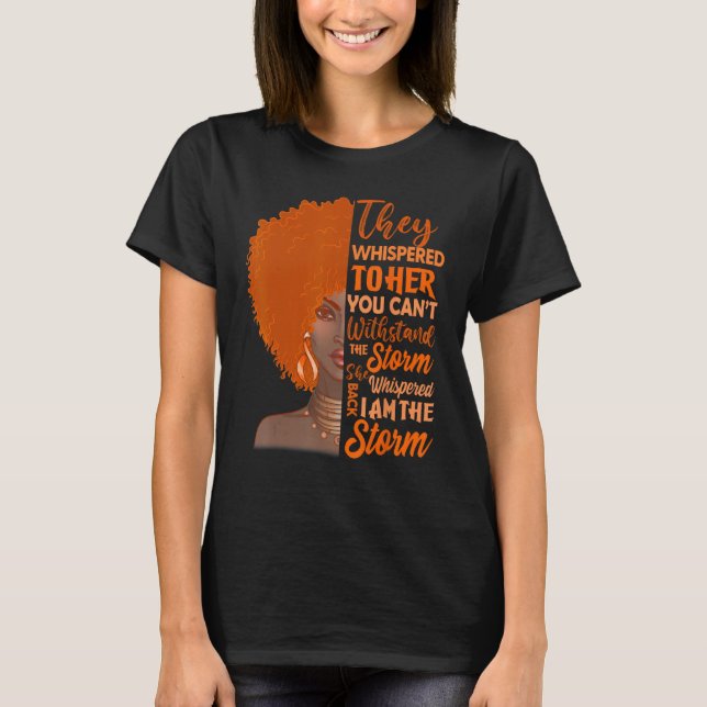 Camiseta Soy el Naranja de la tormenta Guerrero de la Escle (Anverso)
