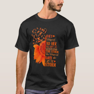 Camiseta Soy el Naranja del girasol de la conciencia sobre 