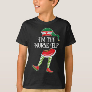 Camiseta Soy el Navidad de Enfermeras Elf que coincide con 
