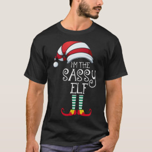 Camiseta Soy el Navidad de la familia de Elf Sassy