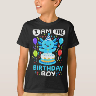 Camiseta Soy El Niño Cumpleañero Kids Ajolote Cumpleaños Li