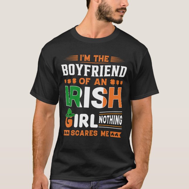 Camiseta Soy El Novio De Un Chica Irlandés, Nada Más Que Pa (Anverso)