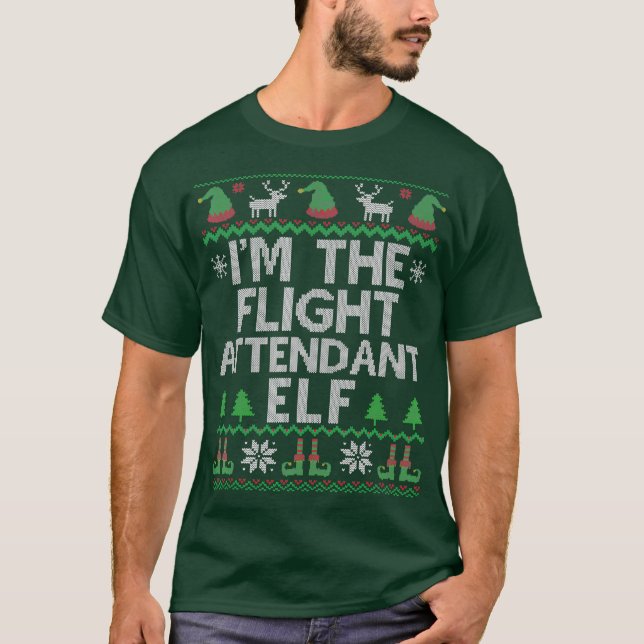 Camiseta Soy El Operador De Vuelo Elf Navidades Graciosos (Anverso)