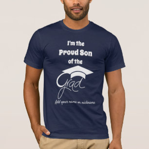Camiseta Soy el orgulloso hijo del graduado - blanco - edit