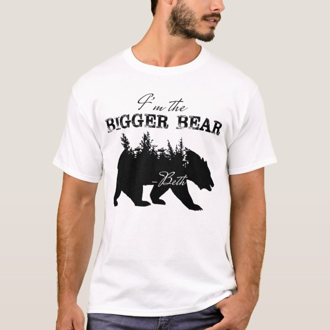 Camiseta Soy el oso más grande  (Anverso)