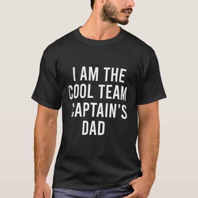 Camiseta Soy el padre del capitán del equipo genial (Anverso)