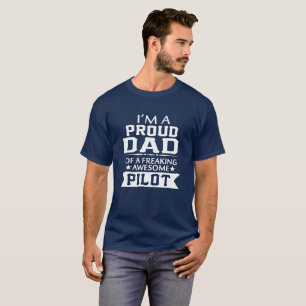 Camiseta Soy el PAPÁ del PILOTO ORGULLOSO