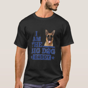 Camiseta Soy El Papi Del Perro Grande El Pastor Alemán Feli