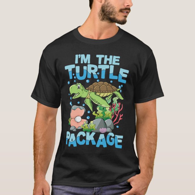 CAMISETA SOY EL PAQUETE DE TORTUGAS (Anverso)