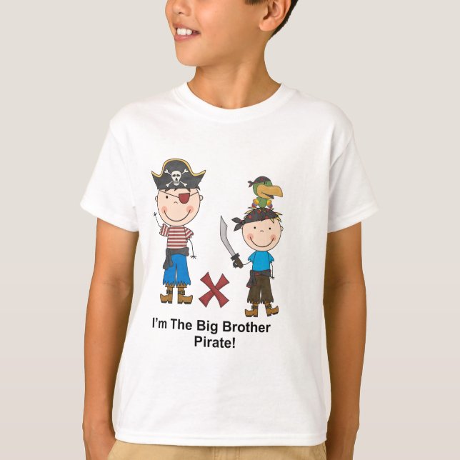 Camiseta Soy el pirata de hermano mayor (Anverso)