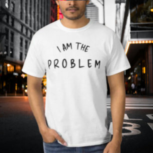Camiseta “Soy El Problema” – Diseño De Fuente Manuscrita Di