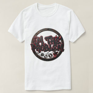 Camiseta SOY EL PROBLEMA - Ropa callejera rebelde mecánica