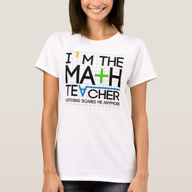 Camiseta Soy el profesor de matemáticas (Anverso)