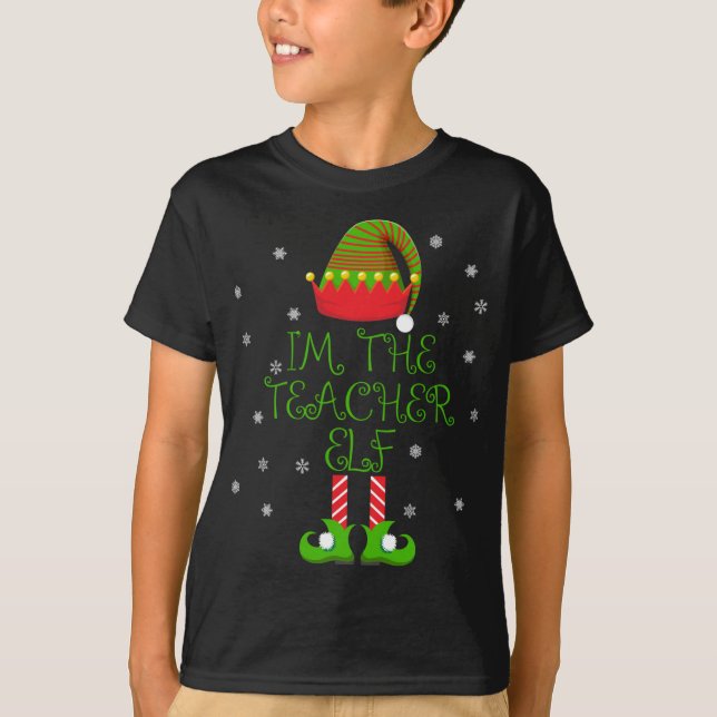 Camiseta Soy el profesor Elf Gracioso Xmas (Anverso)