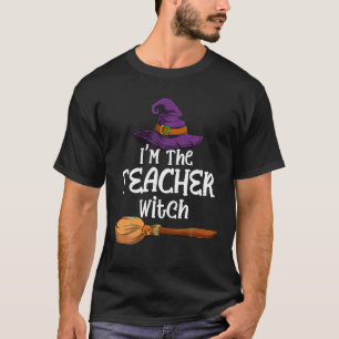 Camiseta Soy el profesor Witch Halloween Matching Group Cos