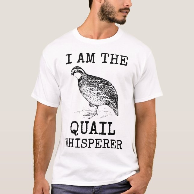 Camiseta Soy El Quail Whisperer (Anverso)