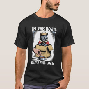 Camiseta Soy El Real Tú Eres El Leal Gato Lindo En Caja Div