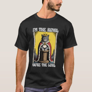 Camiseta Soy El Real Tú Eres El Leal Gato Lindo Gato Divert