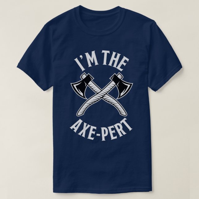 Camiseta Soy el regalo de Axepert Funny Ax Throwing (Diseño del anverso)