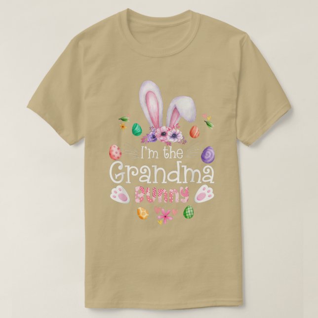 Camiseta Soy el regalo de la abuela Bunny shirt Easter Day (Diseño del anverso)