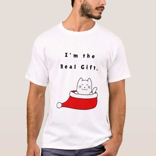 Camiseta Soy el regalo de verdad. (Anverso)