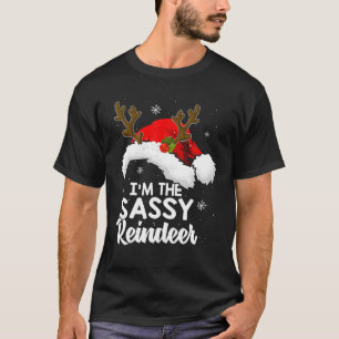 Camiseta Soy el reno descarado pijama divertido de Navidad