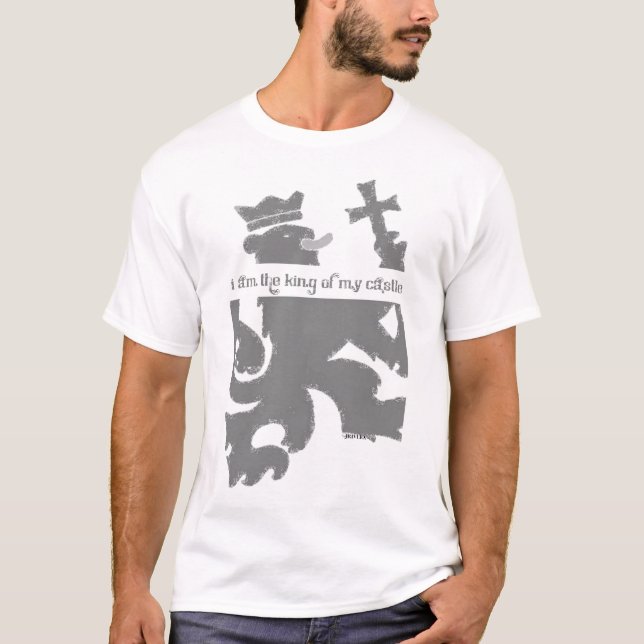 Camiseta Soy el rey de mi castillo (Anverso)