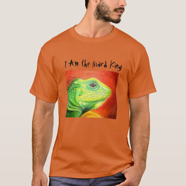 Camiseta Soy el rey T-Shirt del lagarto (Anverso)