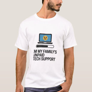 Camiseta Soy el soporte técnico no remunerado de mi familia
