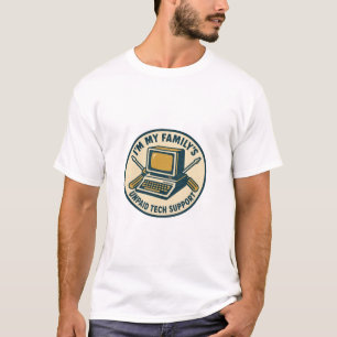 Camiseta Soy el soporte técnico no remunerado de mi familia