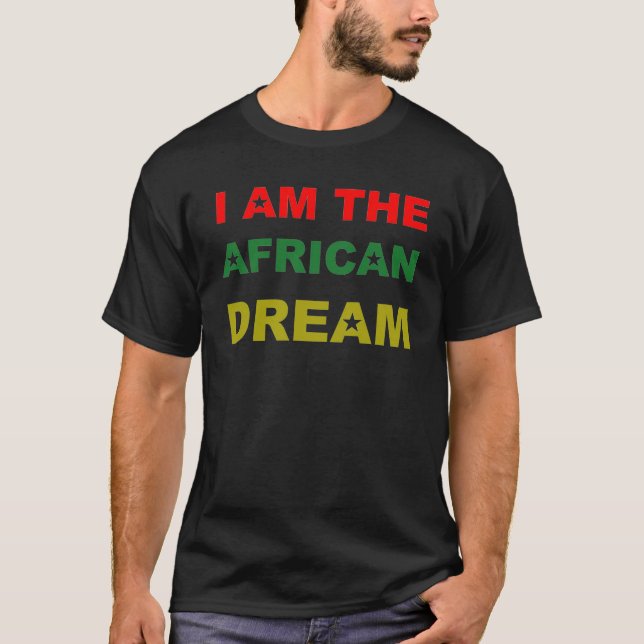 CAMISETA SOY EL SUEÑO AFRICANO (Anverso)