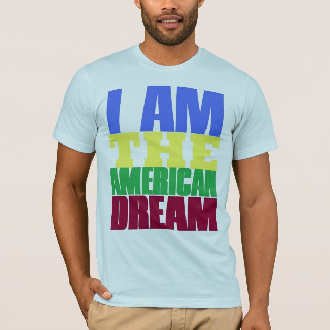 Camiseta soy el sueño americano (Anverso)