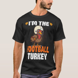 Camiseta Soy el Thankfu de Acción de Gracias Feliz de Fútbo