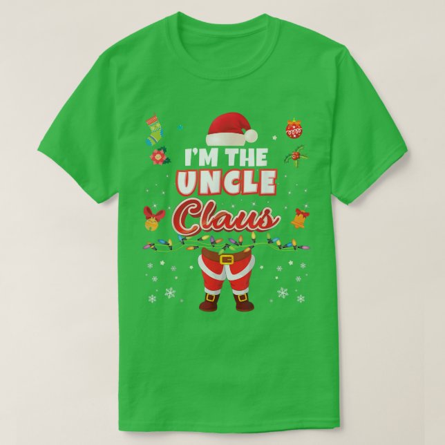 Camiseta Soy el tío Claus Matando a la familia Feliz Christ (Diseño del anverso)