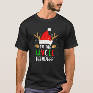 Camiseta Soy el tío de los Navidades de la familia con reno