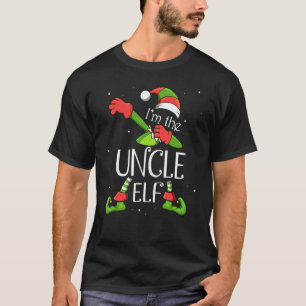 Camiseta Soy el tío Elf Dabbing Santa Claus Familia de Navi