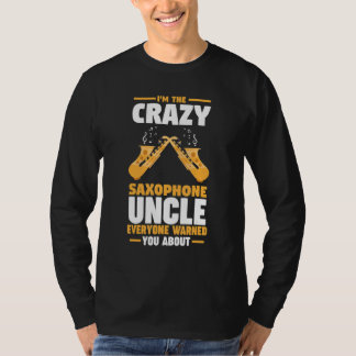 Camiseta Soy el tío loco del saxofón música