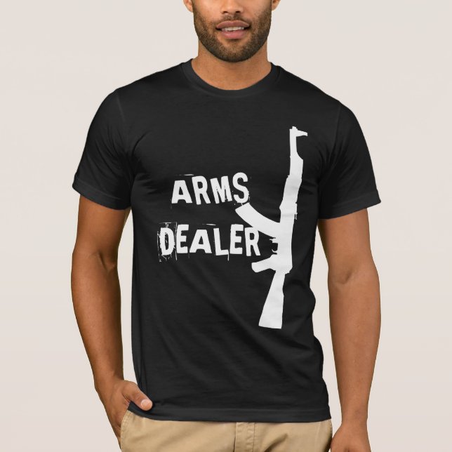Camiseta Soy el traficante de armas (Anverso)