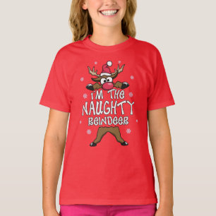 Camiseta Soy el travieso Navidades de la familia de los ren