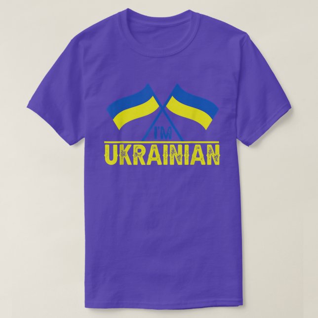 Camiseta Soy El Ucraniano Zelensky Ucrania Patriótico Orgul (Diseño del anverso)